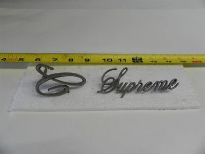 1973-1974-1975-1976-1977 OLDSMOBILE CUTLASS SUPREME FENDER EMBLEM PARTS # 410788 - Image 1 of 4