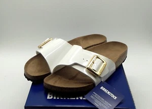 BIRKENSTOCK CATALINA HEBILLA DE COJÍN L10 M8 BIRKO FLOR BLANCO Talla 41 NUEVO EN CAJA - Imagen 1 de 2