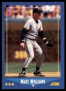 1988 Score #118 Matt Williams RC Giants NM-MT *317