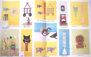 KNOT for Kids Vintage Macrame Pattern Book lion elephant cat - Picture 1 of 5