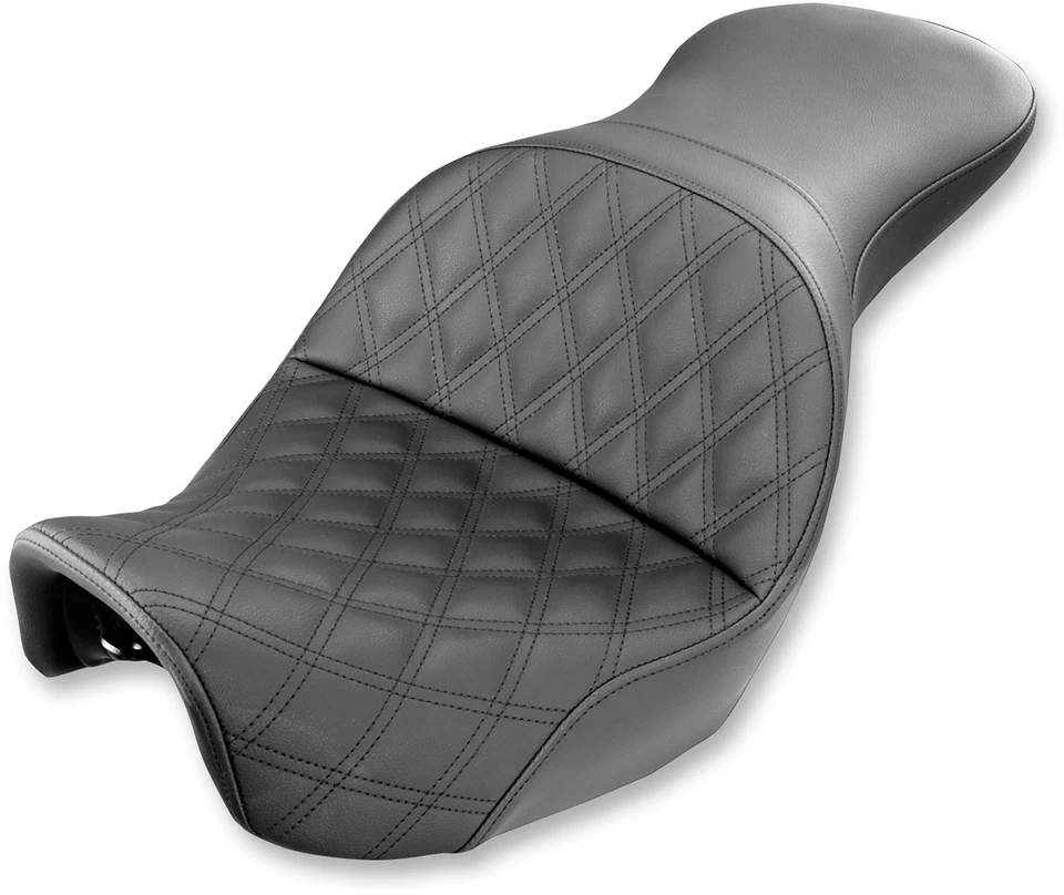 Asiento Saddlemen Explorer - Cosido en celosía - Harley-Davidson Dyna 2006-2017 Foto 1 de 1