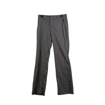 Banana Republic Logan Grey Wool Blend Dress Pants Women's Size 4 Flare Career - Image 1 of 4