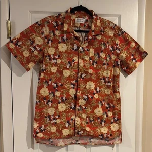 Libertine-Libertine Herren Hemd Cave S/S Blumenmuster Größe L - Bild 1 von 7