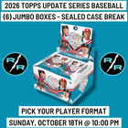 KONNOR GRIFFIN - 2026 Topps Update Series Baseball 1 Jumbo Case Player Break