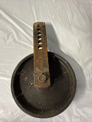 John Deere 110 112 210 212 214 216 - 39"  deck gauge wheel& bracket - Image 1 of 2