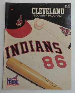 Cleveland Indians Souvenir Programm vom 26.05.1986 vs. Boston Red Sox - Bild 1 von 1