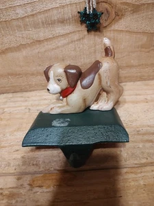 Cast Iron Midwest Imports Puppy Stocking Holder - Picture 1 of 4