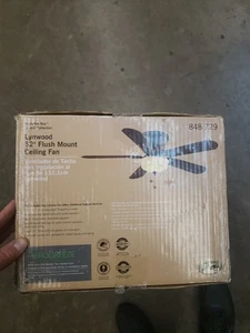 Hampton Bay 52" Lynwood Ceiling Fan Flush Mount - Picture 1 of 1