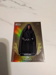 2025 Topps Disney Genesis Darth Maul Gold Foil /50 - Picture 1 of 3