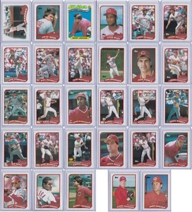 Cincinnati Reds 1989 Topps Baseball Team Set 29 Cards - Picture 1 of 13