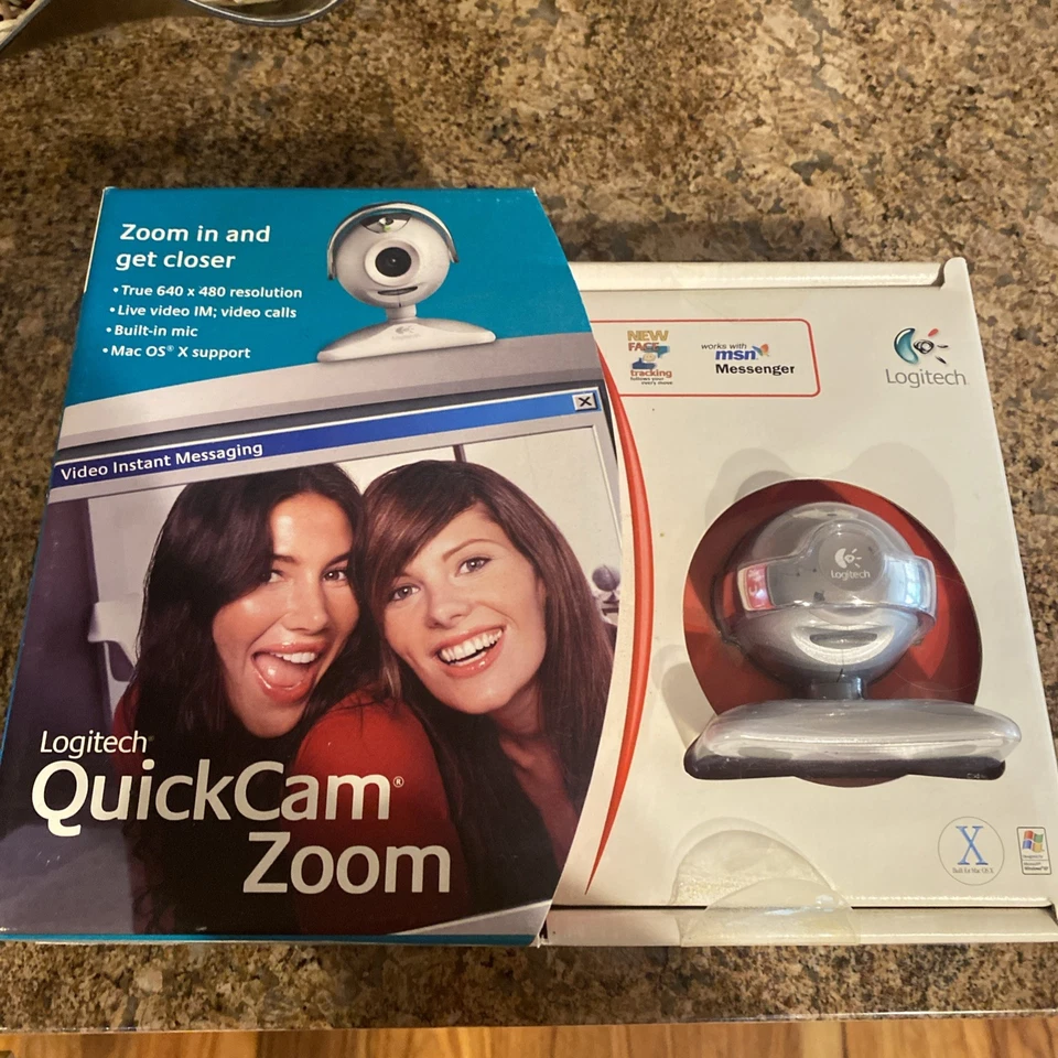 Logitech Quickcam USB Zoom Web Cam - Image 1 of 4
