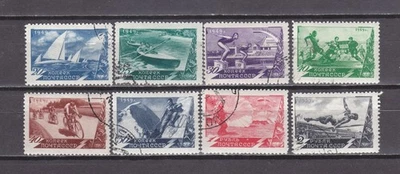 Russia 1949 Soviet Sports Mi 1357-1364 Used - Image 1 of 2