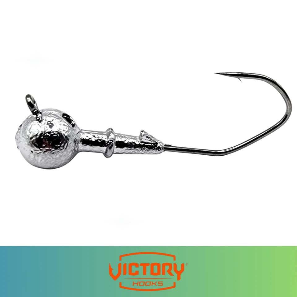Plantilla redonda de pesca de lubina sin malezas Victory V Loc gancho paquete de 25 nueva Foto 1 de 1