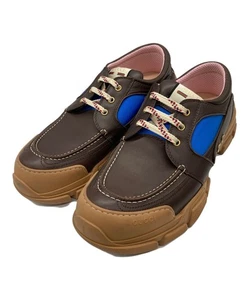 Gucci BOATREK ZAPATILLA CUERO 576048 Marrón 20SS Hombre 11/30cm - Imagen 1 de 10