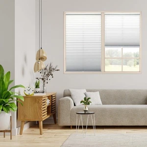 Regal Estate 48-inch White Light-filtering Pleated Shade - Picture 1 of 5