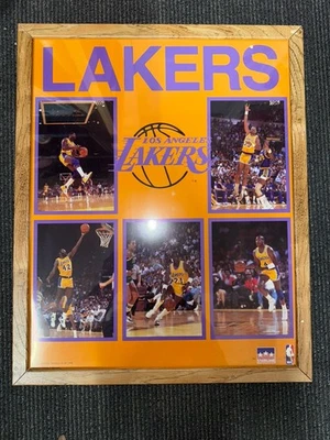 1988 Los Angeles Lakers NBA Starline Poster Magic Johnson Kareem 16x20 - Image 1 of 4