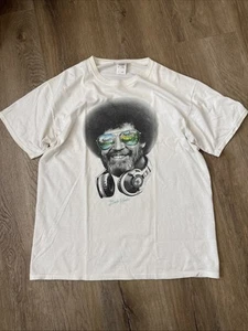 Vintage Bob Ross Size Large T Shirt Painted Happy Trees Art Artist Big Face - Picture 1 of 4