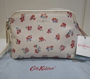 Cath Kidston Small Leather Ditsy Floral Crossbody Bag New With Tags Rrp £80!! - Picture 1 of 20