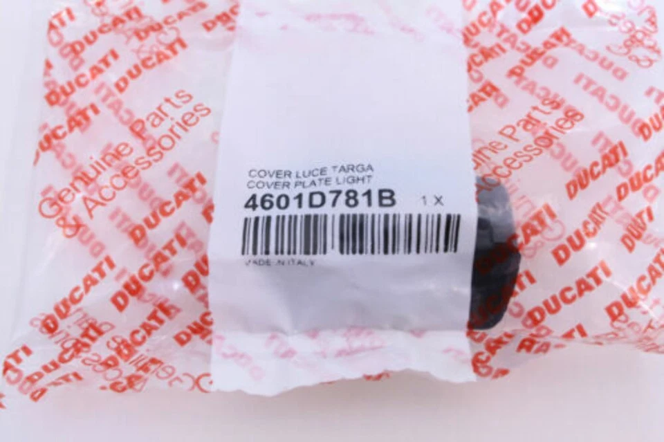 DUCATI NUEVO Original Moto Cubierta Placa Luz 4601D781B R11.BX1 Foto 1 de 4