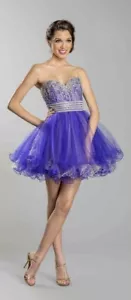 Women's SHORT Embroidery Rhinestones beaded homecoming Party prom dress $169 - Picture 1 of 3
