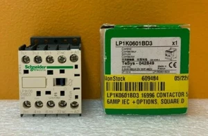 Schneider LP1K0601BD3 24 VDC, 6A, 2,2 kW-380/415 V, Contactor de montaje en panel. ¡Nuevo! - Imagen 1 de 4