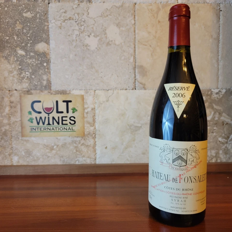 2006 Chateau de Fonsalette Cotes du Rhone Reserve wine, France - Image 1 of 2
