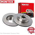 For Mercedes Brake Discs Pair Rear Solid 296 mm Diameter MDC1729C Mintex