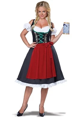 Disfraz de mujer Fraulein Oktoberfest pequeño Foto 1 de 3