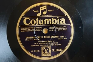 H M GRENADIER GUARDS BAND 80 CHRISTMAS TIME IN MERRIE ENGLAND COLUMBIA 3184 E- - Imagen 1 de 2