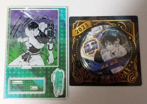 Jujutsu Kaisen Acryl Ständer Knopf Abzeichen Toji Fushiguro Lot 2 Geburtstag JP p1 5 - Bild 1 von 3