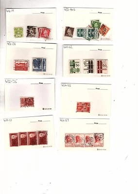 Denmark stamp collection dealer stock in cards  cv 289  (mb26 - Image 1 of 4