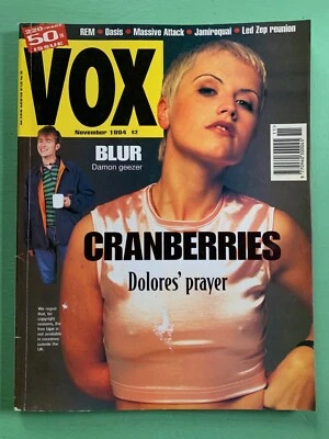 VOX mag Nov-1994 CRANBERRIES Blur REM Massive Attack Led Zeppelin Monty Python - Image 1 of 4