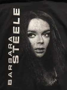 BARBARA STEELE 2-Sided 5XL XXXXXL Tribute T-Shirt Screenprinted Black Sunday - Picture 1 of 4