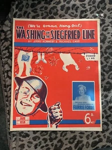 Seltene, ANTIKE NOTEN, Die Waschung an der Siegfriedlinie, Kriegszeit, 1939 - Bild 1 von 3