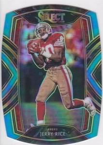 JERRY RICE 2020 Select RARE DIE-CUT PRIZMS Light Blue Variation $$ Football 49ER - Bild 1 von 2