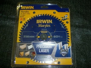 Irwin 1897455 Marples Kreissägeblatt 216 x 30 mm x 60 Z ATB/Neg M - Bild 1 von 1