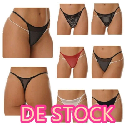 Damen!Transparent String Tanga Mini T-Back Bikinislip Unterwäsche Slip Dessous - Bild 1 von 4