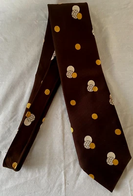 CORBATA CUELLO VINTAGE AÑOS 70..4" ANCHA/GRASA de SULKA Foto 1 de 3