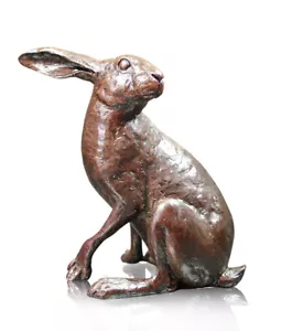 Limited Edition Moonlight Hare Hot Cast Bronze Michael Simpson 998 - Picture 1 of 2