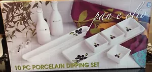 Pan E Olio Porcelain Dipping 10 Piece Set New in Box, unopened - Picture 1 of 5