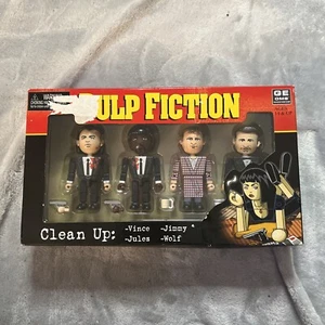 Pulp Fiction The Clean Up 4 PVC Figurines 8cm Neca - Picture 1 of 2