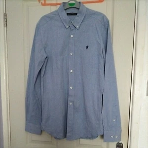 Mens Long Sleeve Shirt. French Connection. LightBlue. Size S. Button fastening. - Picture 1 of 8