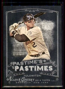 2014 Topps Allen & Ginter Pastime's Troy Tulowitzki #PP-TT Colorado Rockies - Picture 1 of 2