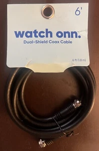 Watch Onn Dual-Shield Koaxialkabel, 6 Fuß - Bild 1 von 4