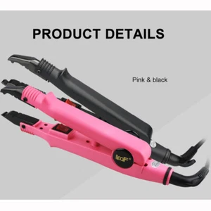 Flat Plate Fusion Hair Extension Keratin Bonding Tool Heat Iron Wand Connec Ⓢ - Picture 1 of 18