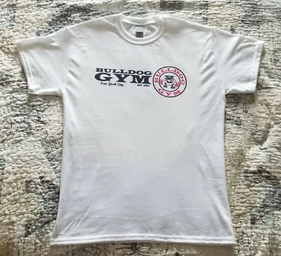 Bulldog Gimnasio Ciudad de Nueva York Culturismo Entrenamiento Ejercicio Camiseta Nueva S M L XL Foto 1 de 2