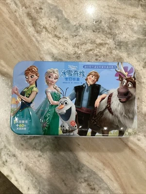 ** RARE ** NEW Disney Frozen Puzzle in a Tin NEW 2018 Complete - Image 1 of 3