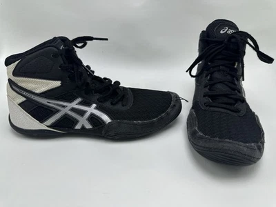 ASICS борьбы обувь молодежи мальчиков размер 4 Matflex 6 черный Athletic 1084A007 - Изображение 1 из 4