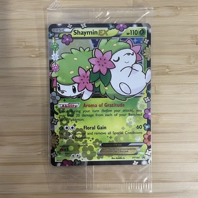 SELLADO - 2016 Black Star Promo XY Shaymin EX #XY148 Generations Elite casi nuevo Foto 1 de 2