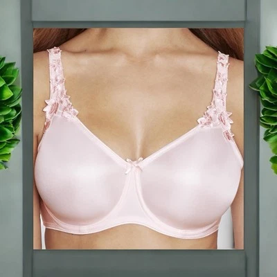 Dominique Mystique Comfort Fit Minimizer 钢圈文胸 尺寸 30G 粉红色 — 第 1/4 张图片